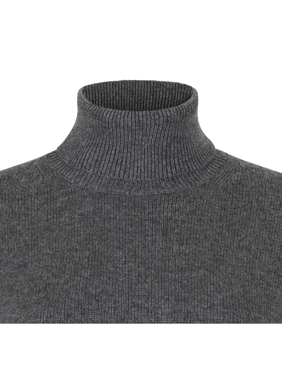 Gray cashmere sweater