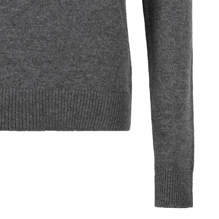 Gray cashmere sweater