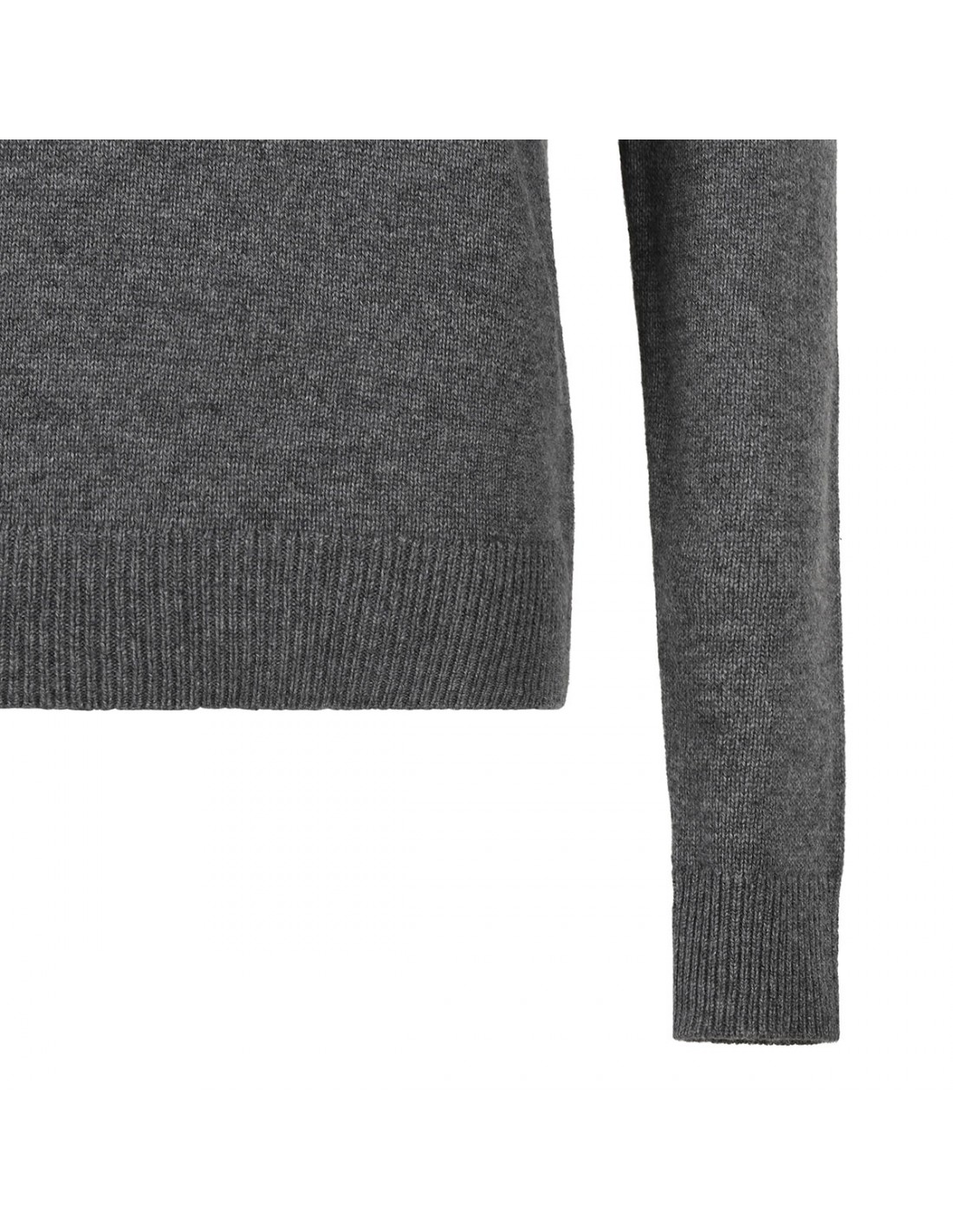 Gray cashmere sweater