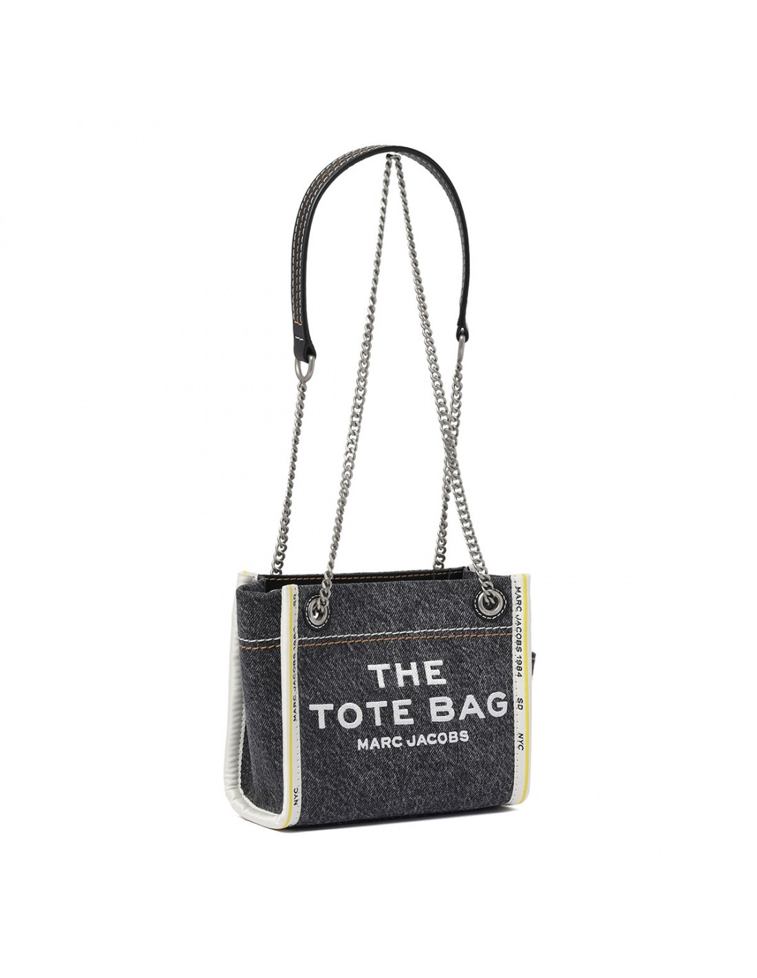 The Denim Chain Crossbody tote bag