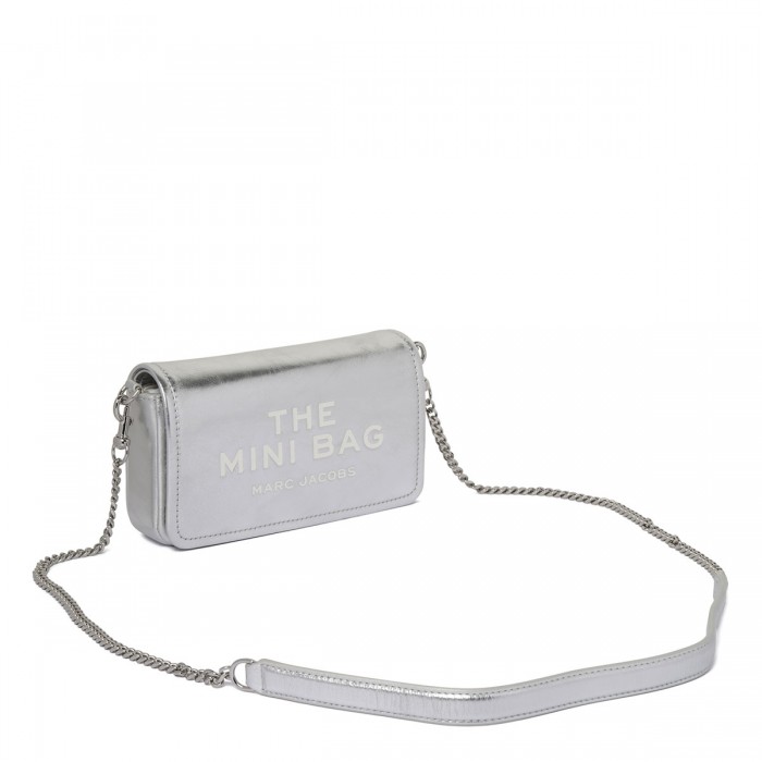 The Metallic Leather chain mini bag