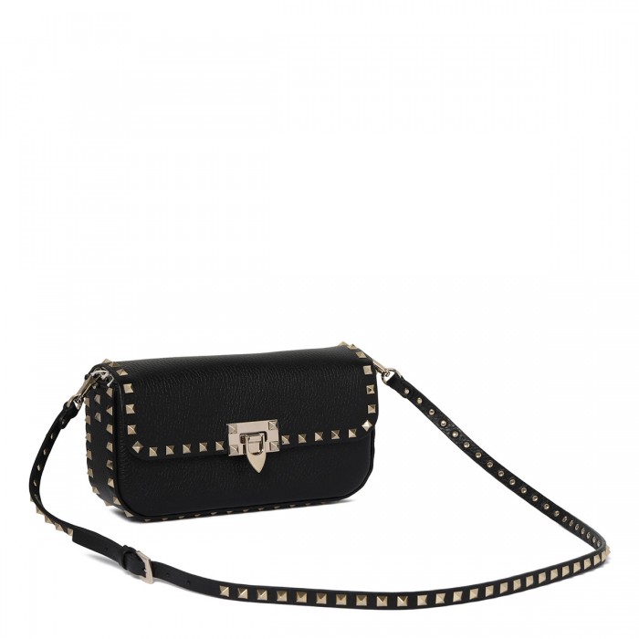 Rockstud black crossbody bag