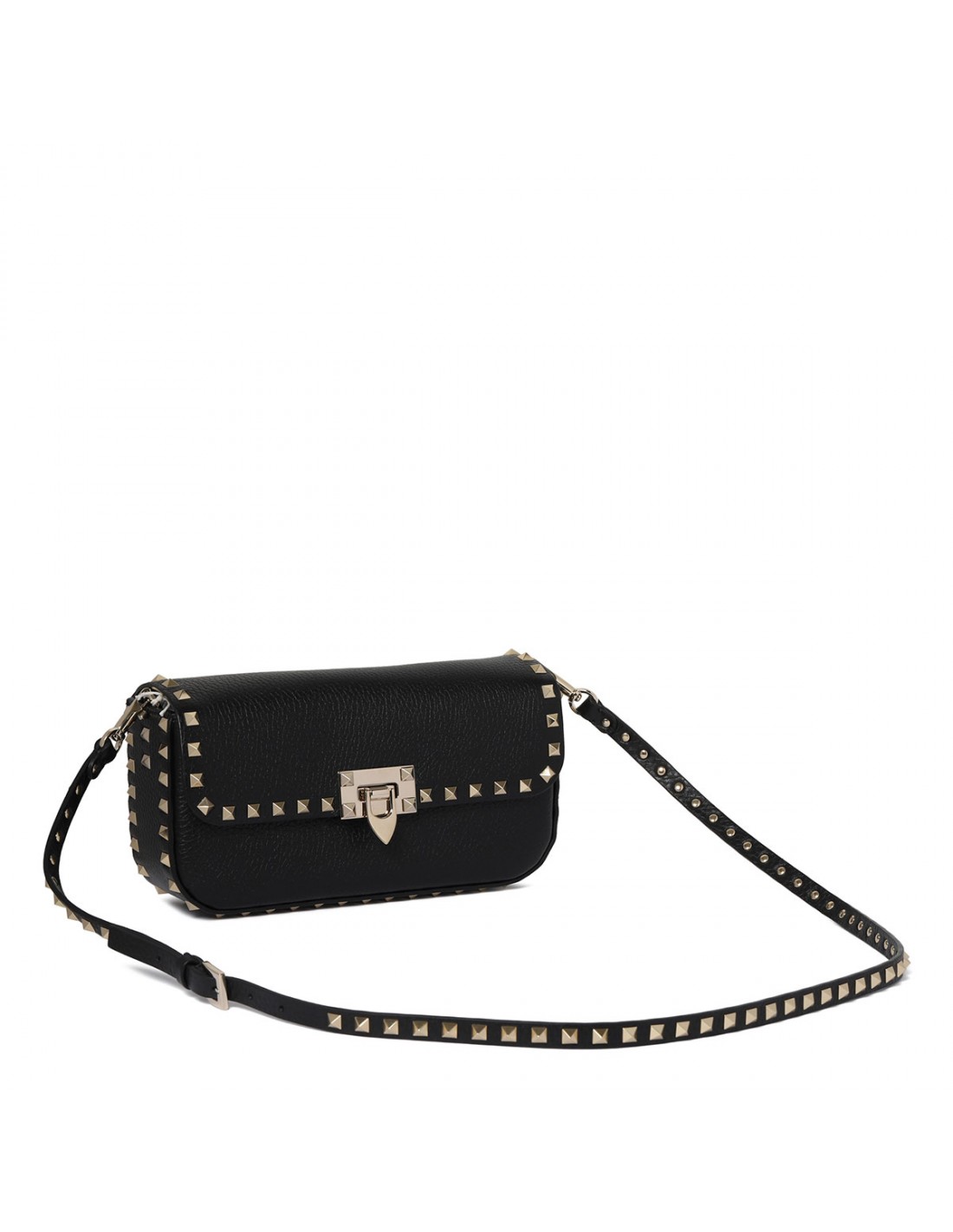 Rockstud black crossbody bag