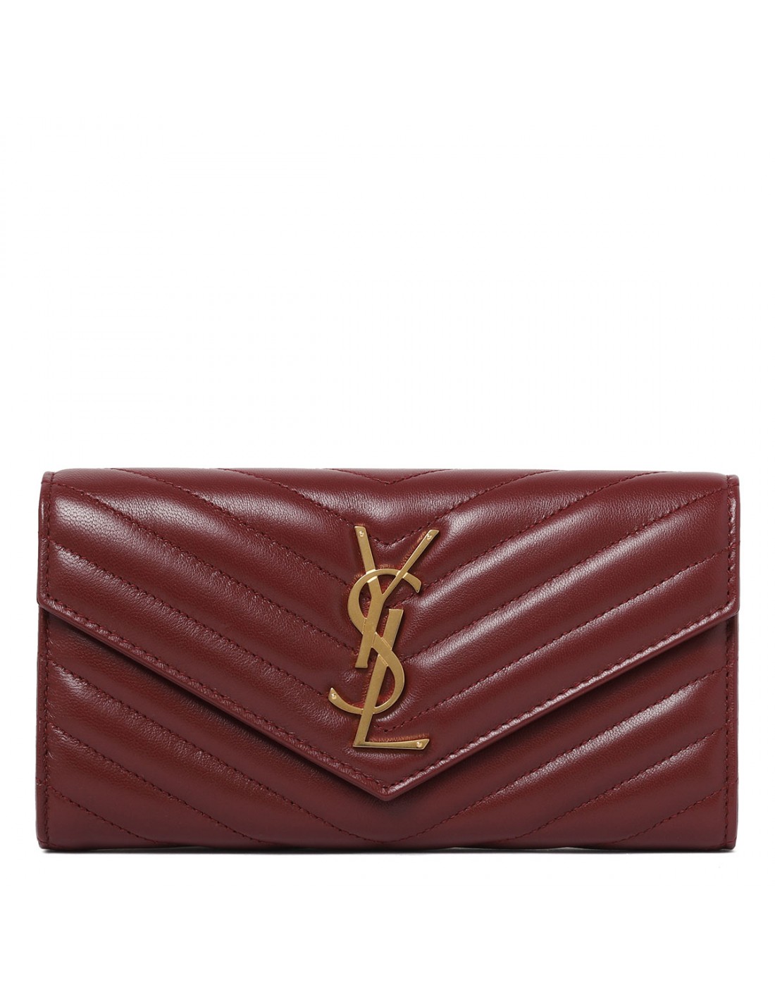 Cassandre matelassé large flap wallet