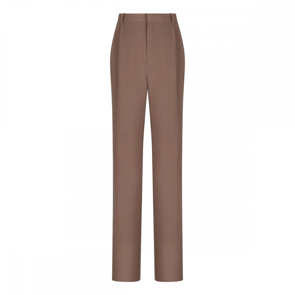 Silk crepe pants