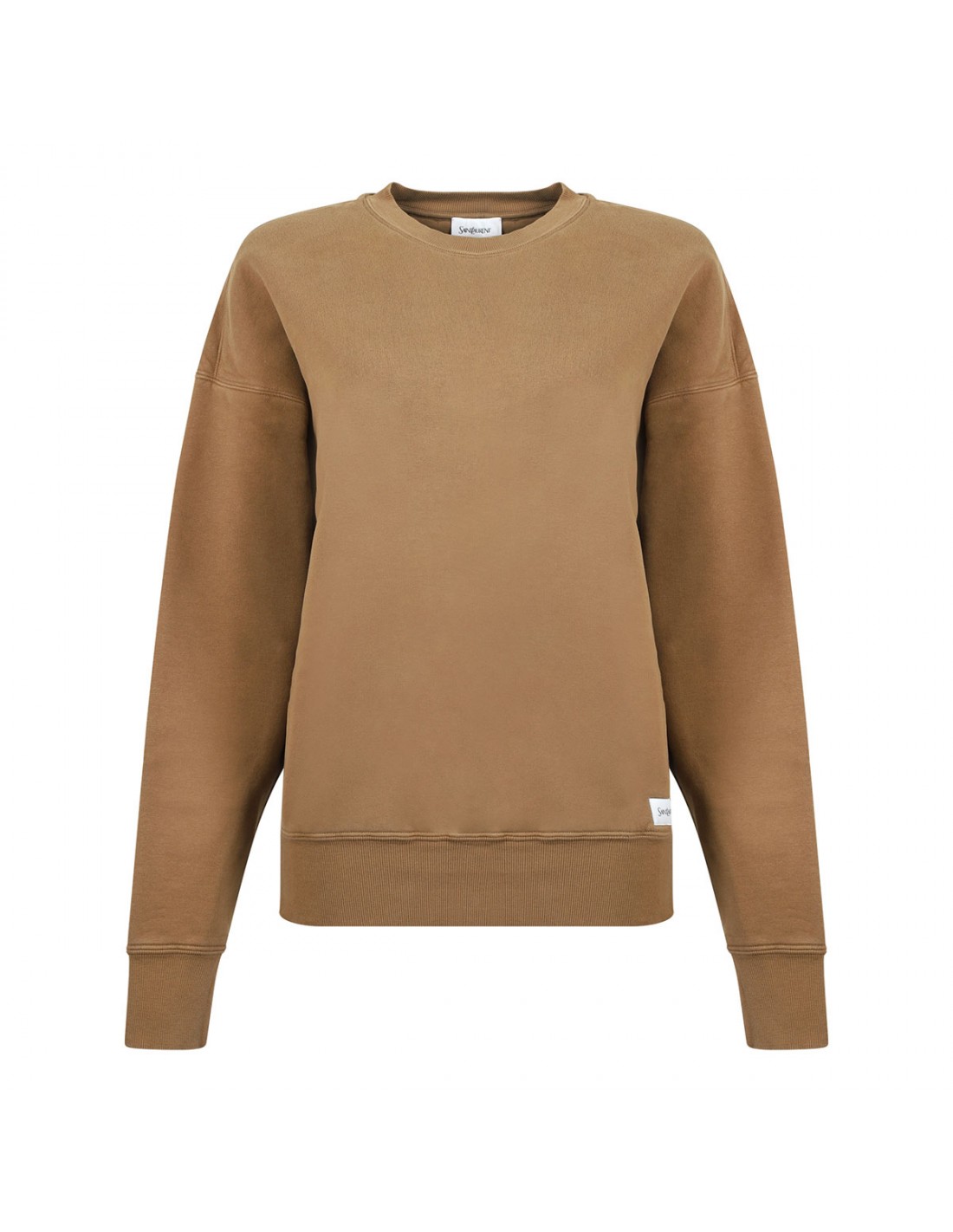 Dark beige fleece sweatshirt