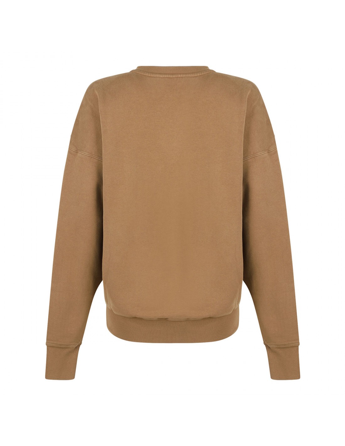 Dark beige fleece sweatshirt