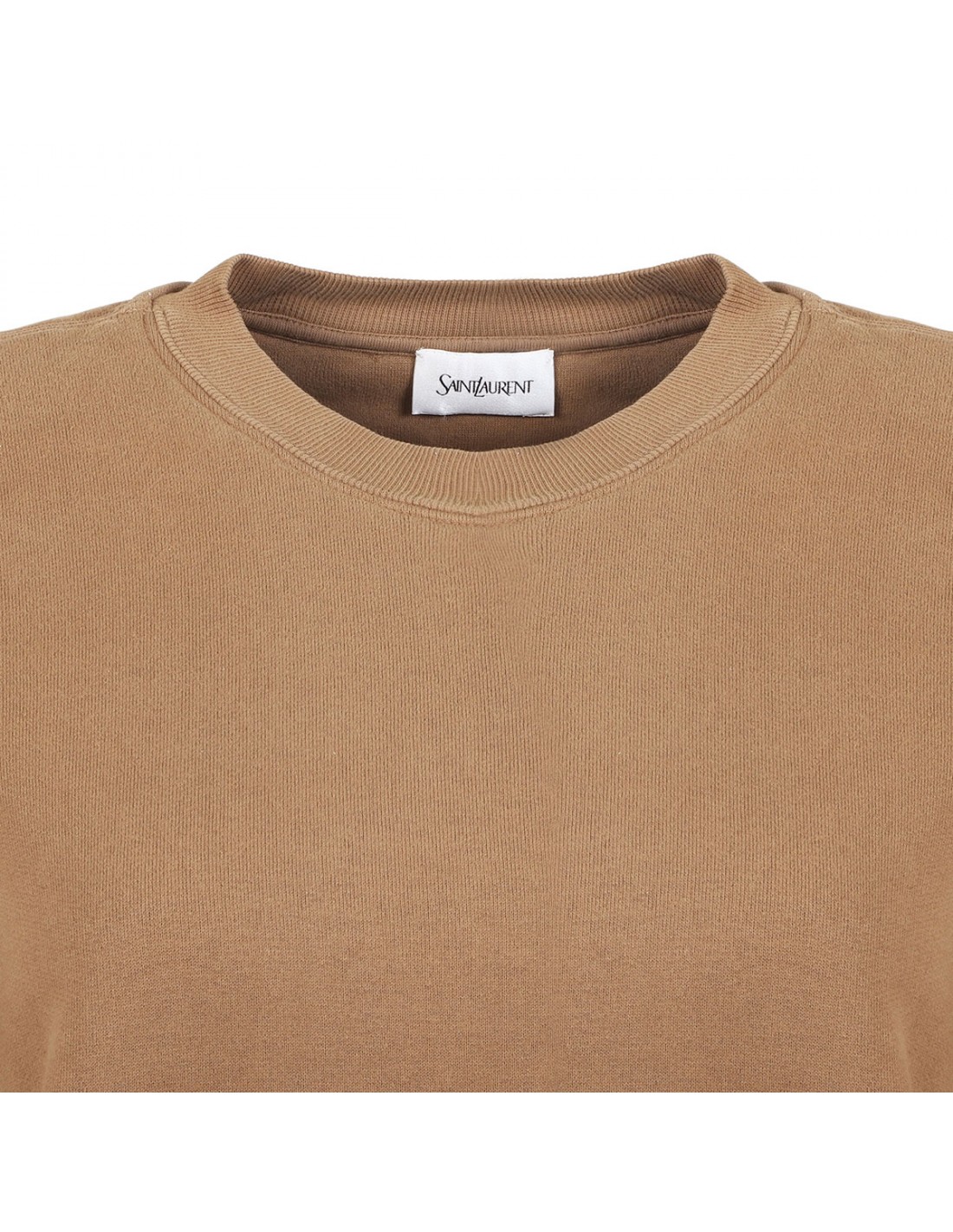 Dark beige fleece sweatshirt