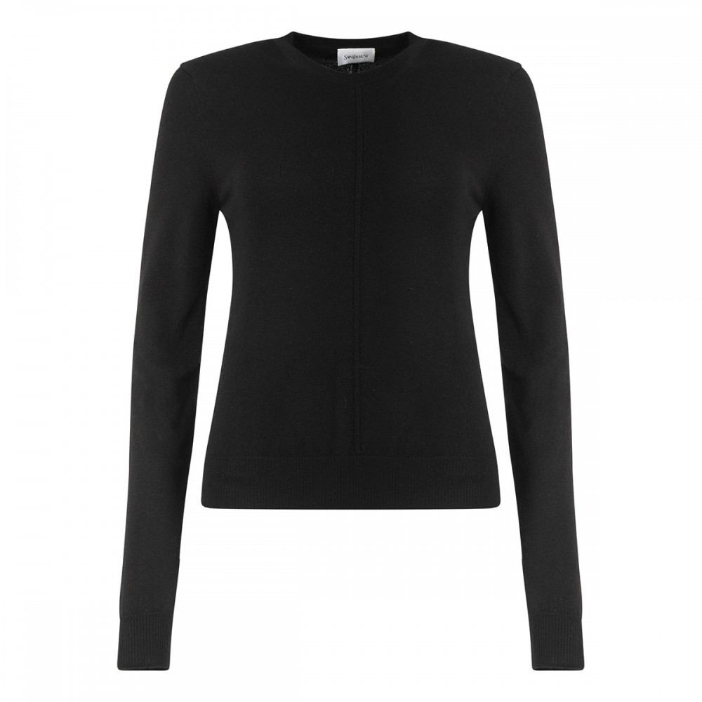 Black cashmere sweater