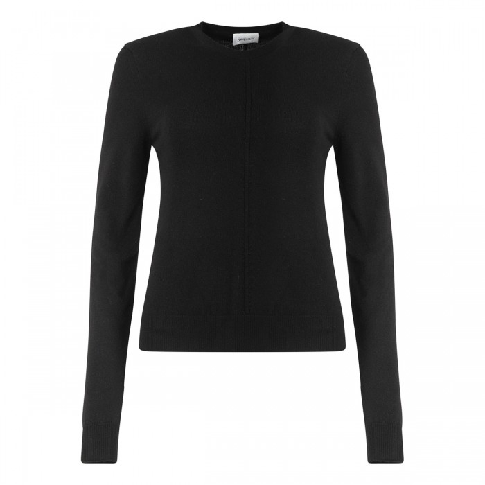 Black cashmere sweater