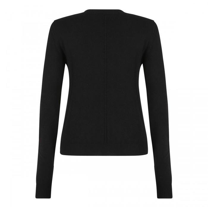 Black cashmere sweater