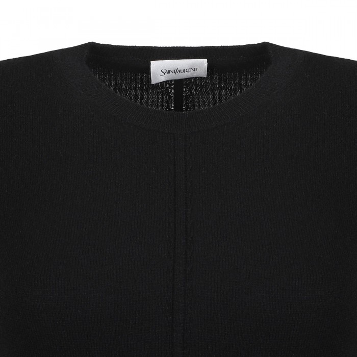 Black cashmere sweater