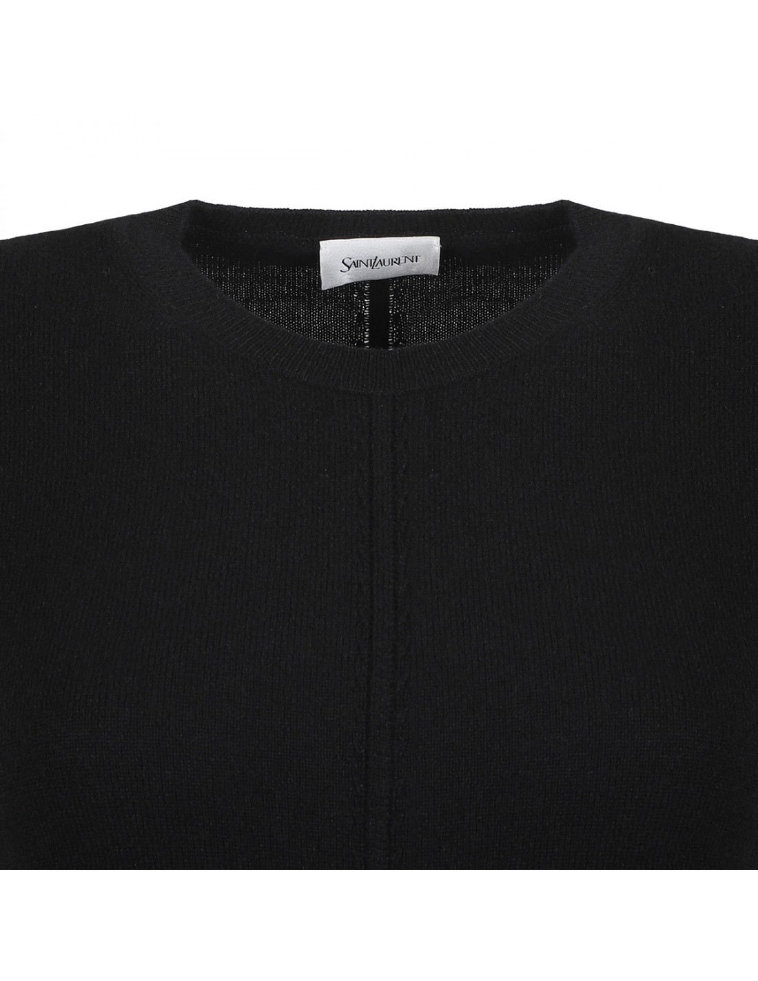 Black cashmere sweater