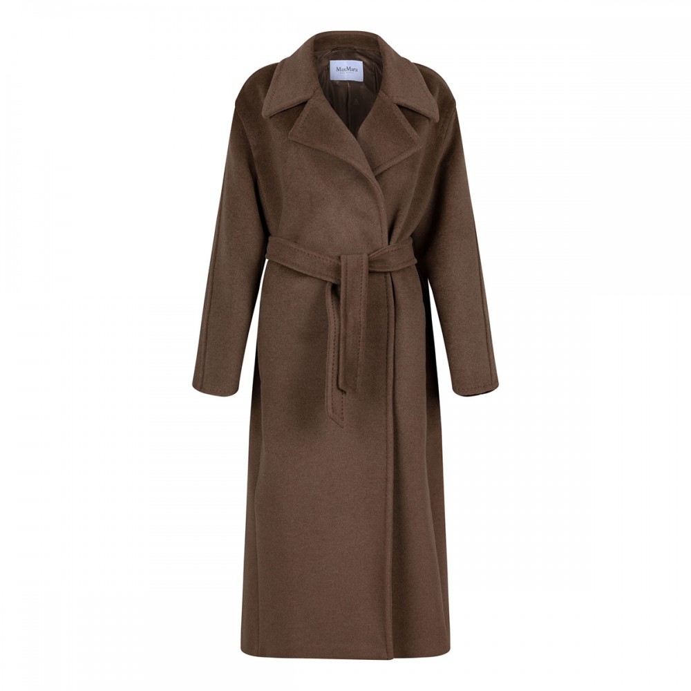 Tan hue wrap coat