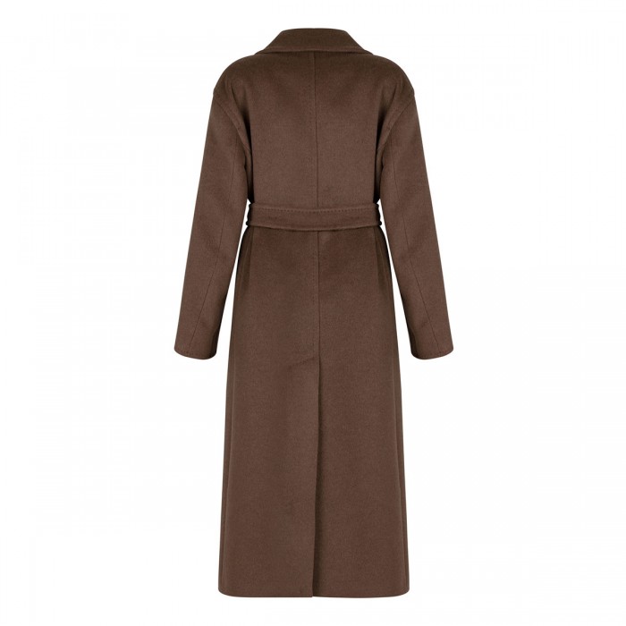 Tan hue wrap coat