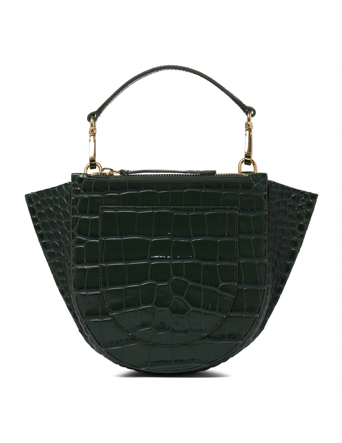 Hortensia mini olive green bag