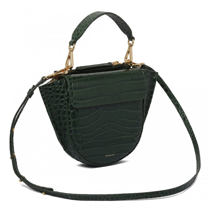 Hortensia mini olive green bag