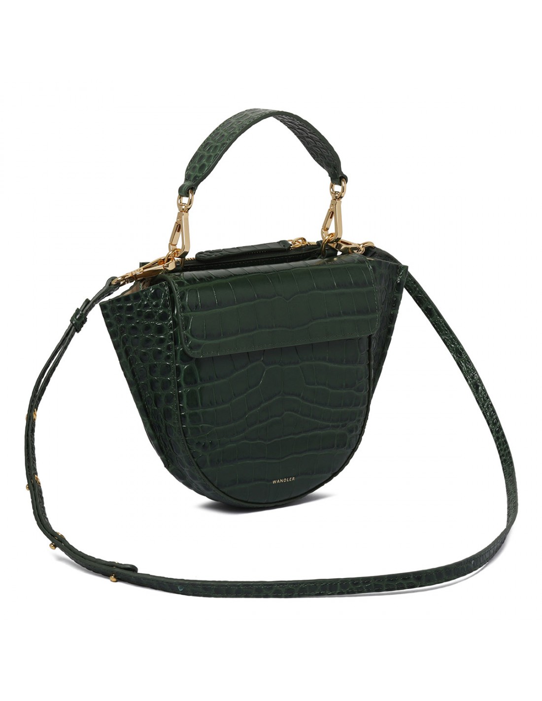 Hortensia mini olive green bag