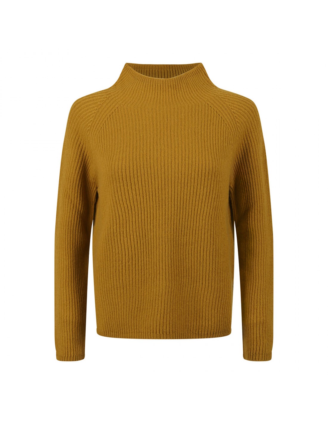 Ribbed-knit wool and cashmere sweater