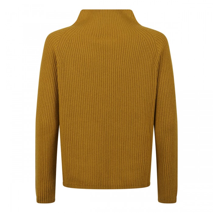 Ribbed-knit wool and cashmere sweater