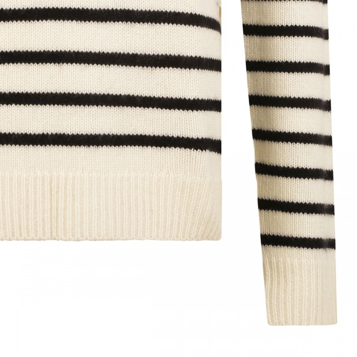 Striped cashmere sweater