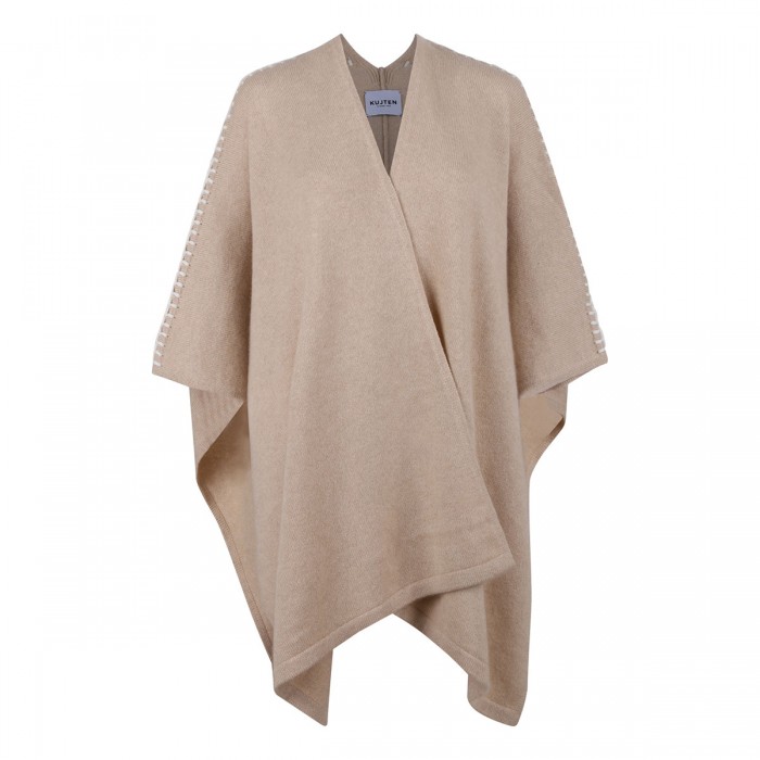 Valya cashmere cape