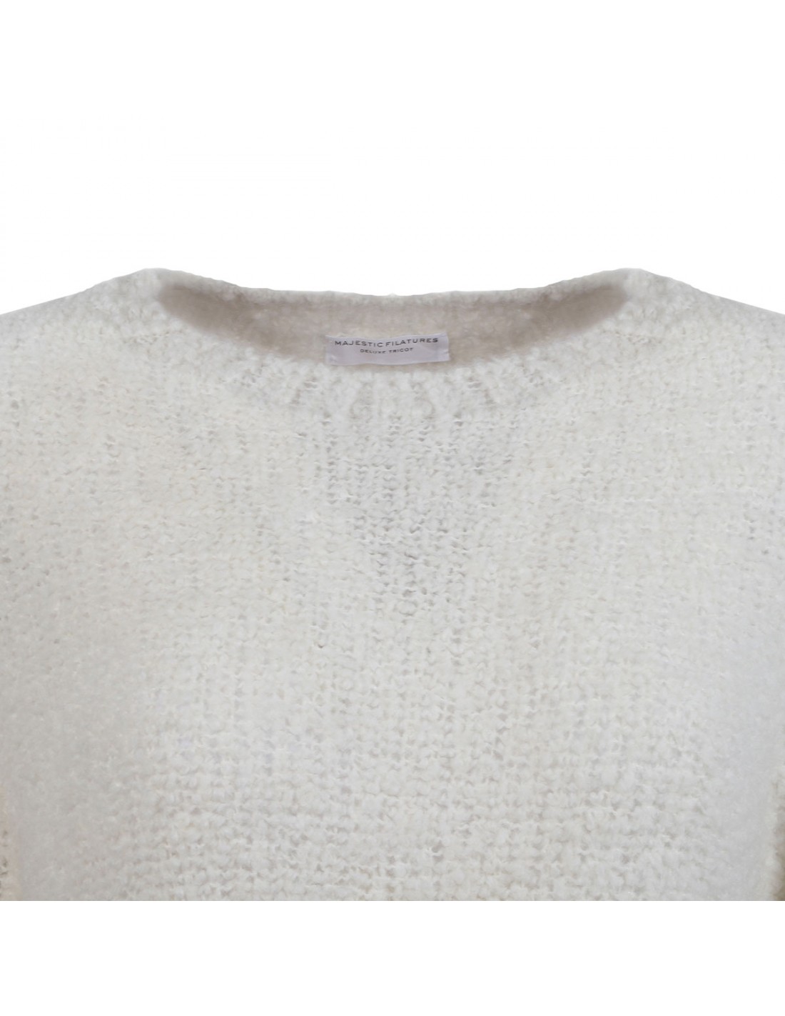 Alpaca blend fluffy sweater