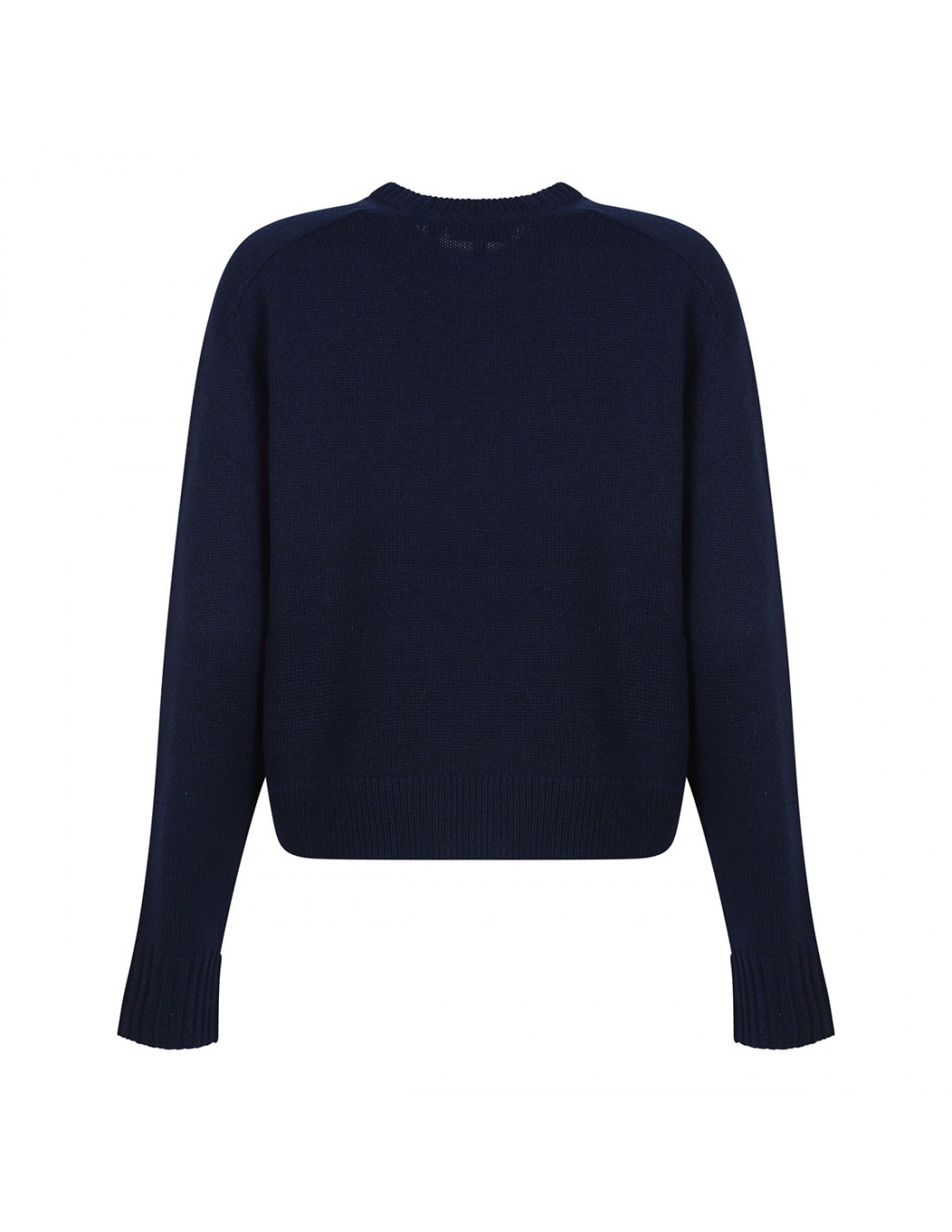 Dark denim hue cashmere sweater