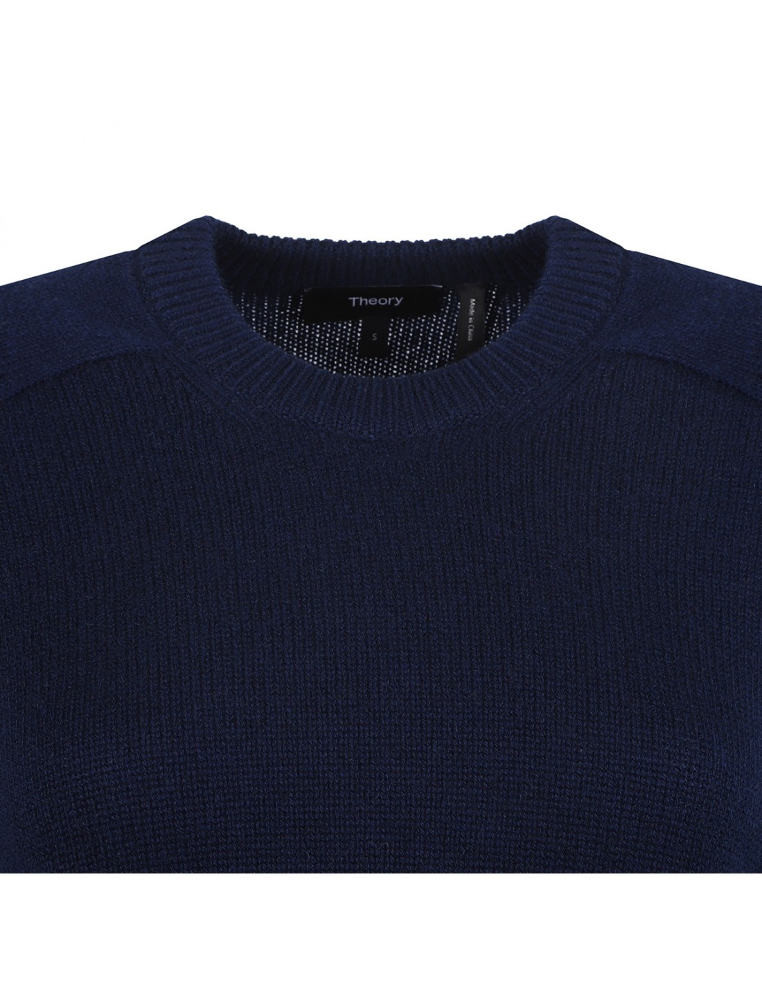 Dark denim hue cashmere sweater