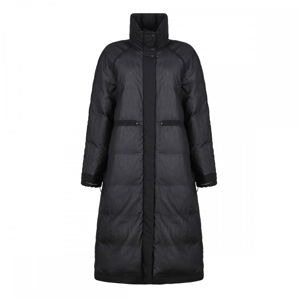 Black down parka coat