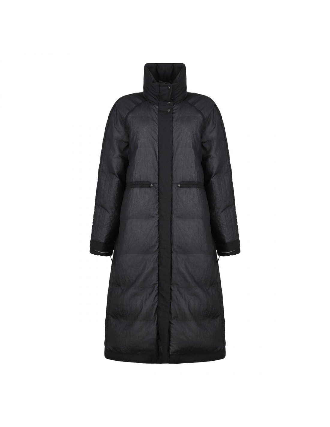 Black down parka coat