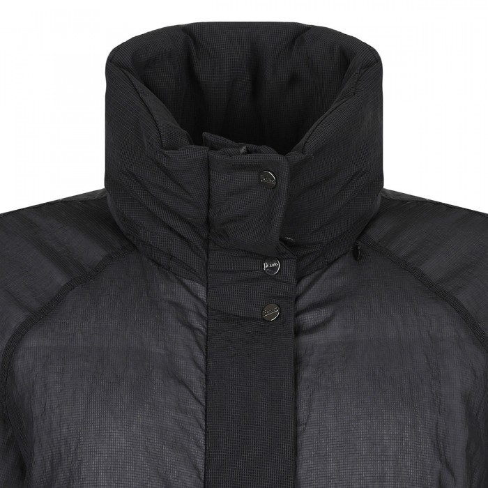 Black down parka coat