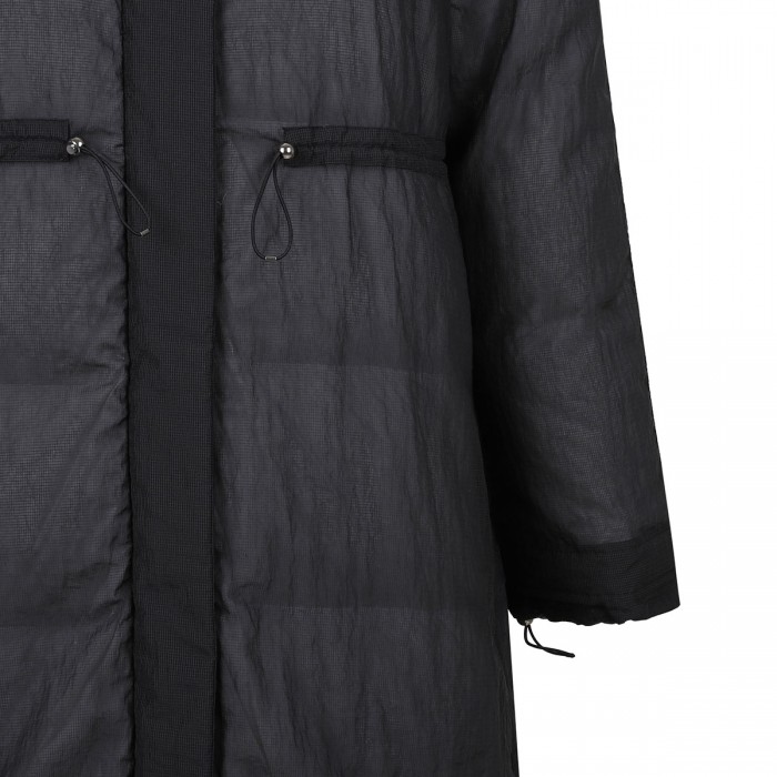 Black down parka coat