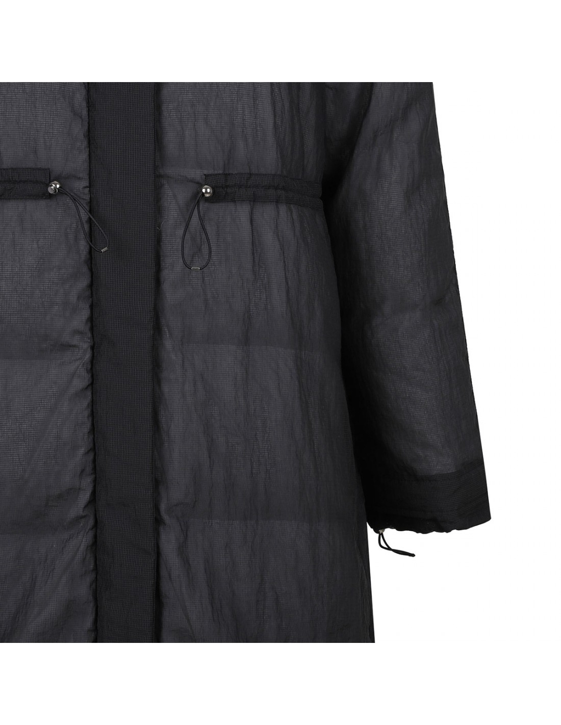 Black down parka coat