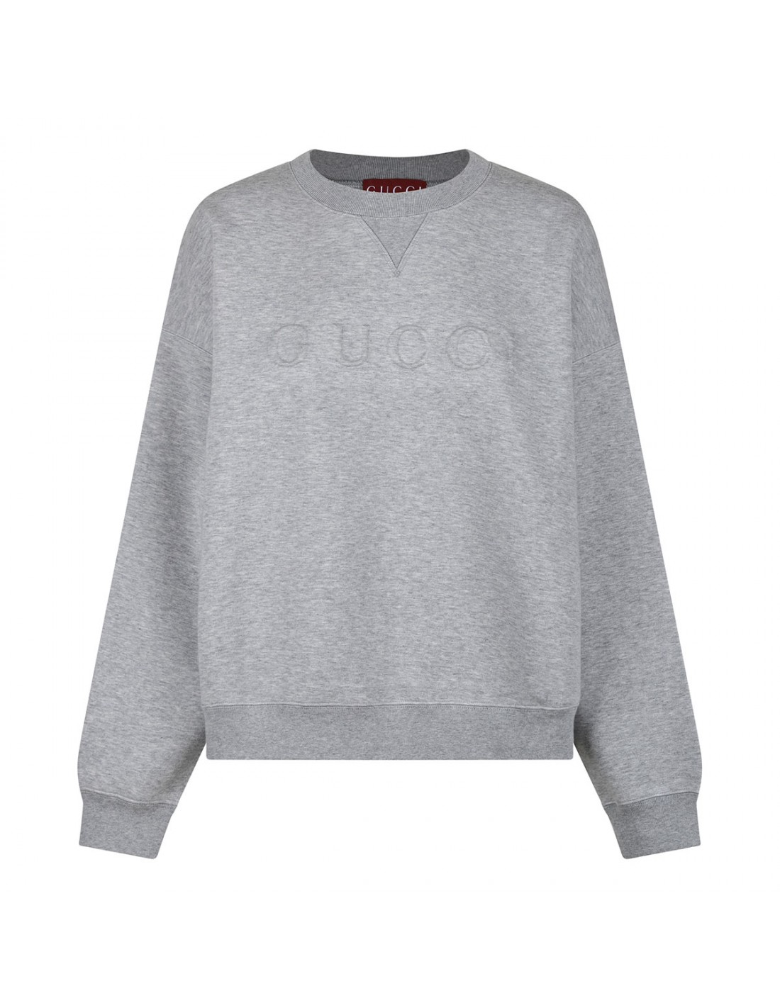 Logo embossed sweatshirt