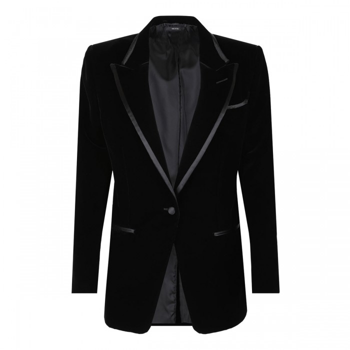 Wallis single-breasted tuxedo jacket