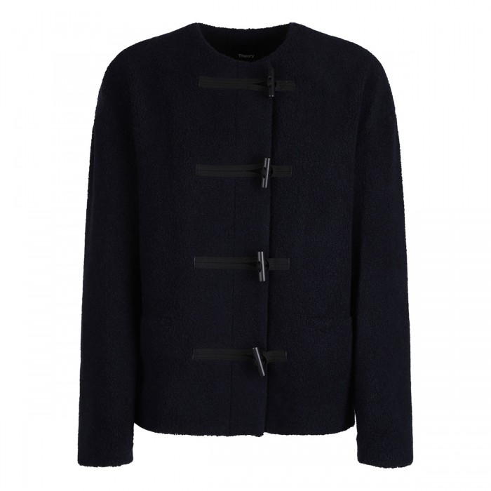 Short Toggle boucle jacket