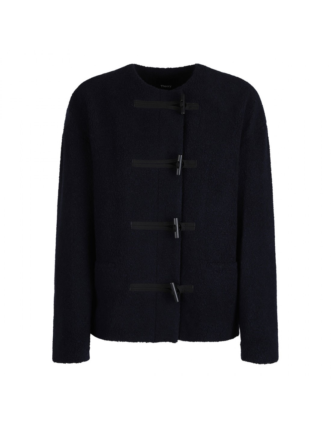 Short Toggle boucle jacket