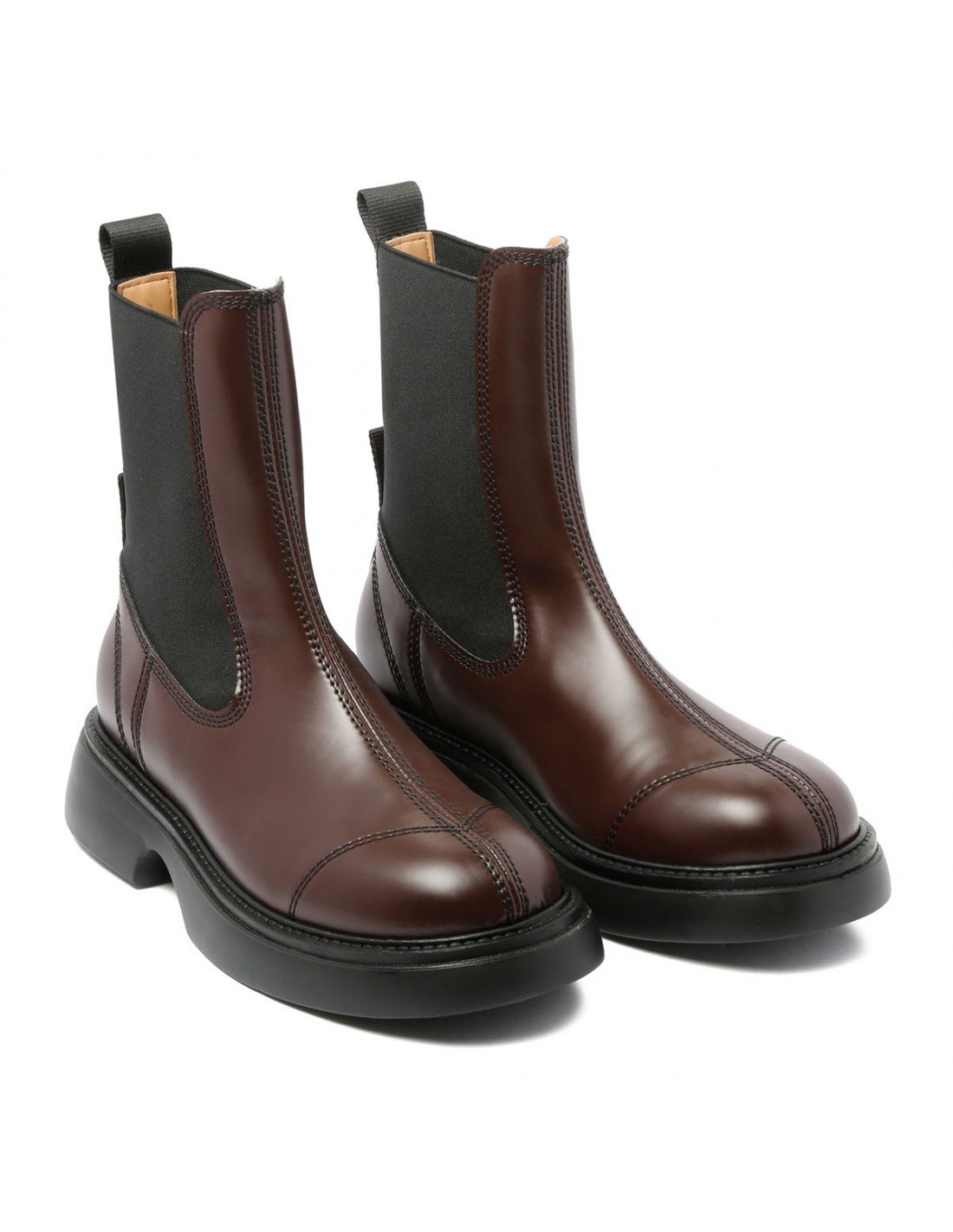 Brown Everyday mid Chelsea boots