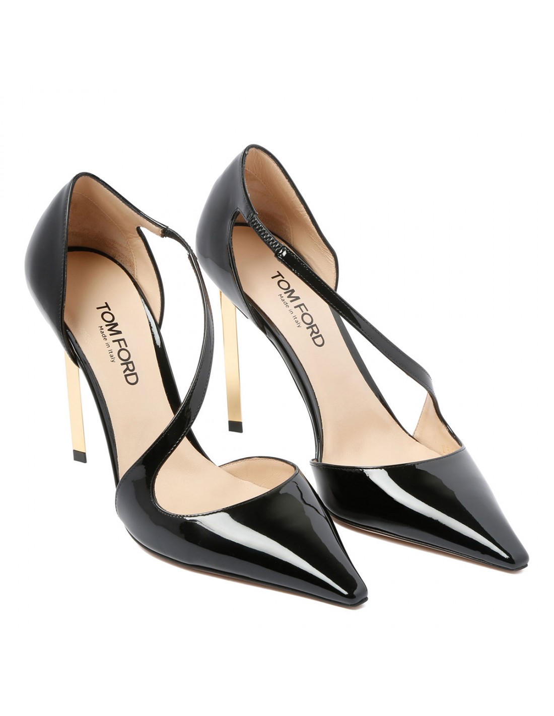 Newton patent leather pumps