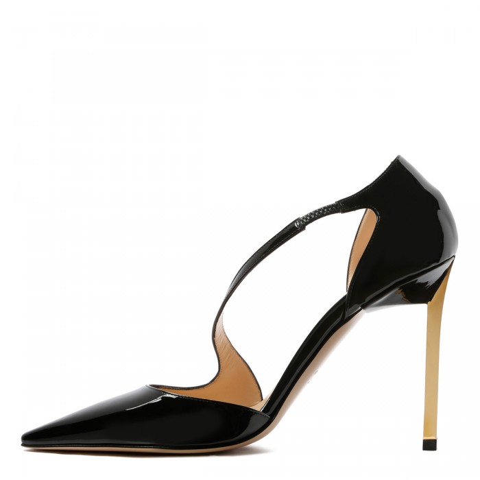 Newton patent leather pumps