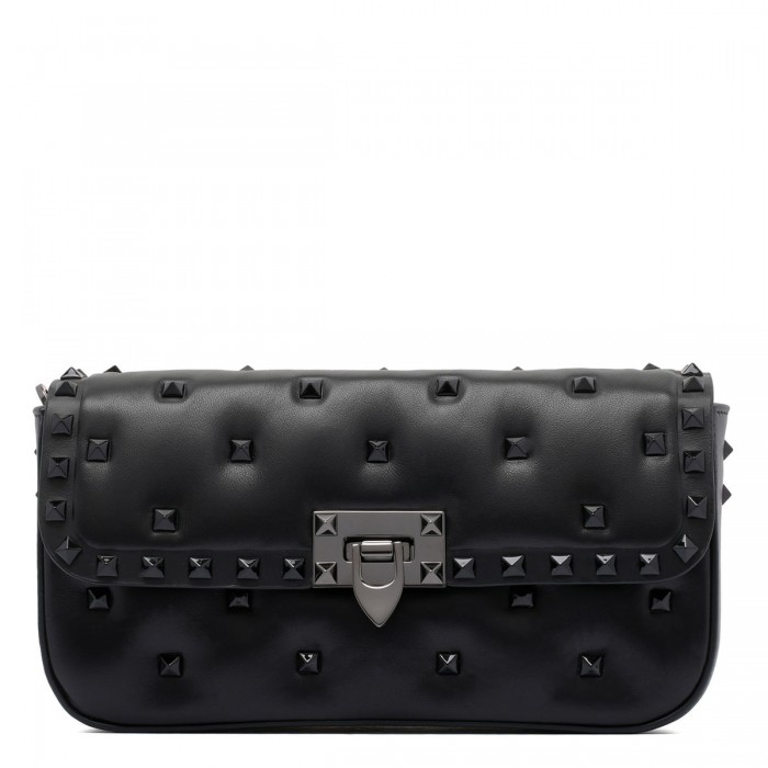 Rockstud nappa medium shoulder bag