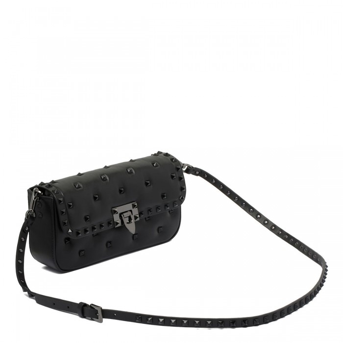 Rockstud nappa medium shoulder bag