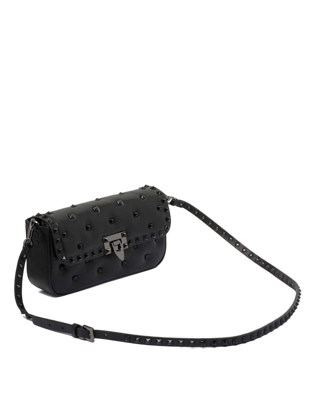 Rockstud nappa medium shoulder bag