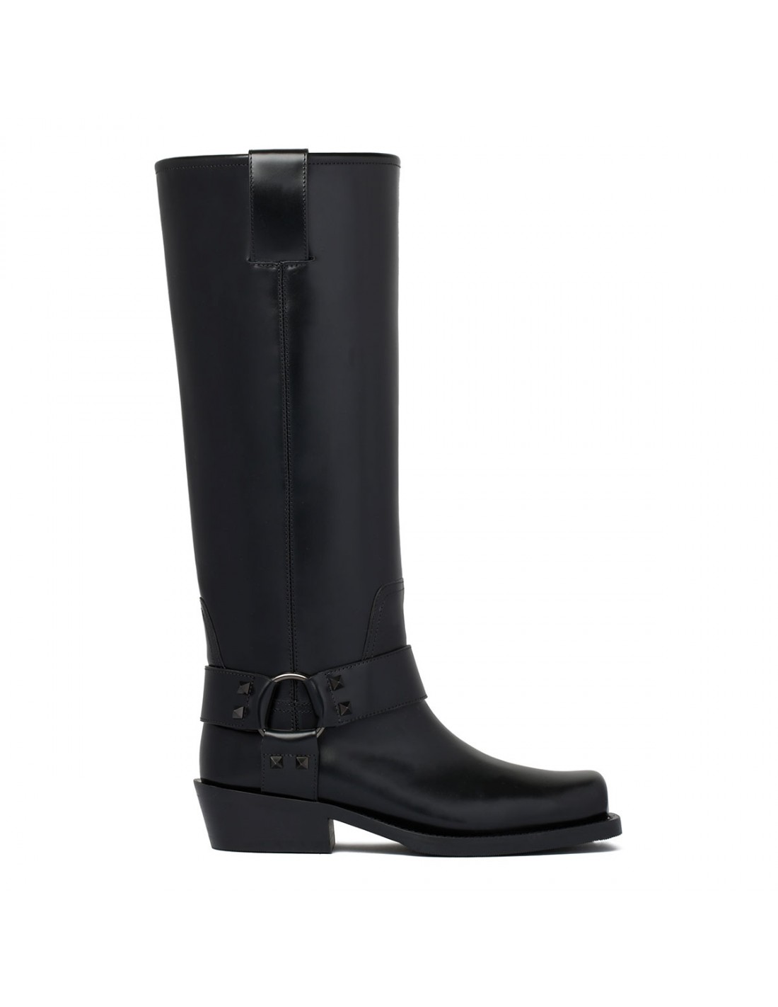 Rockstud biker boots