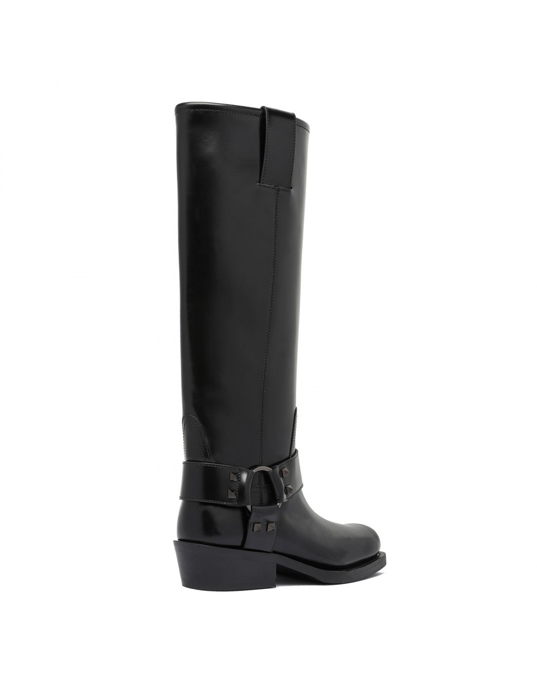 Rockstud biker boots