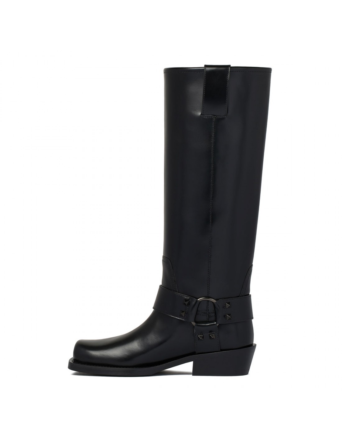 Rockstud biker boots