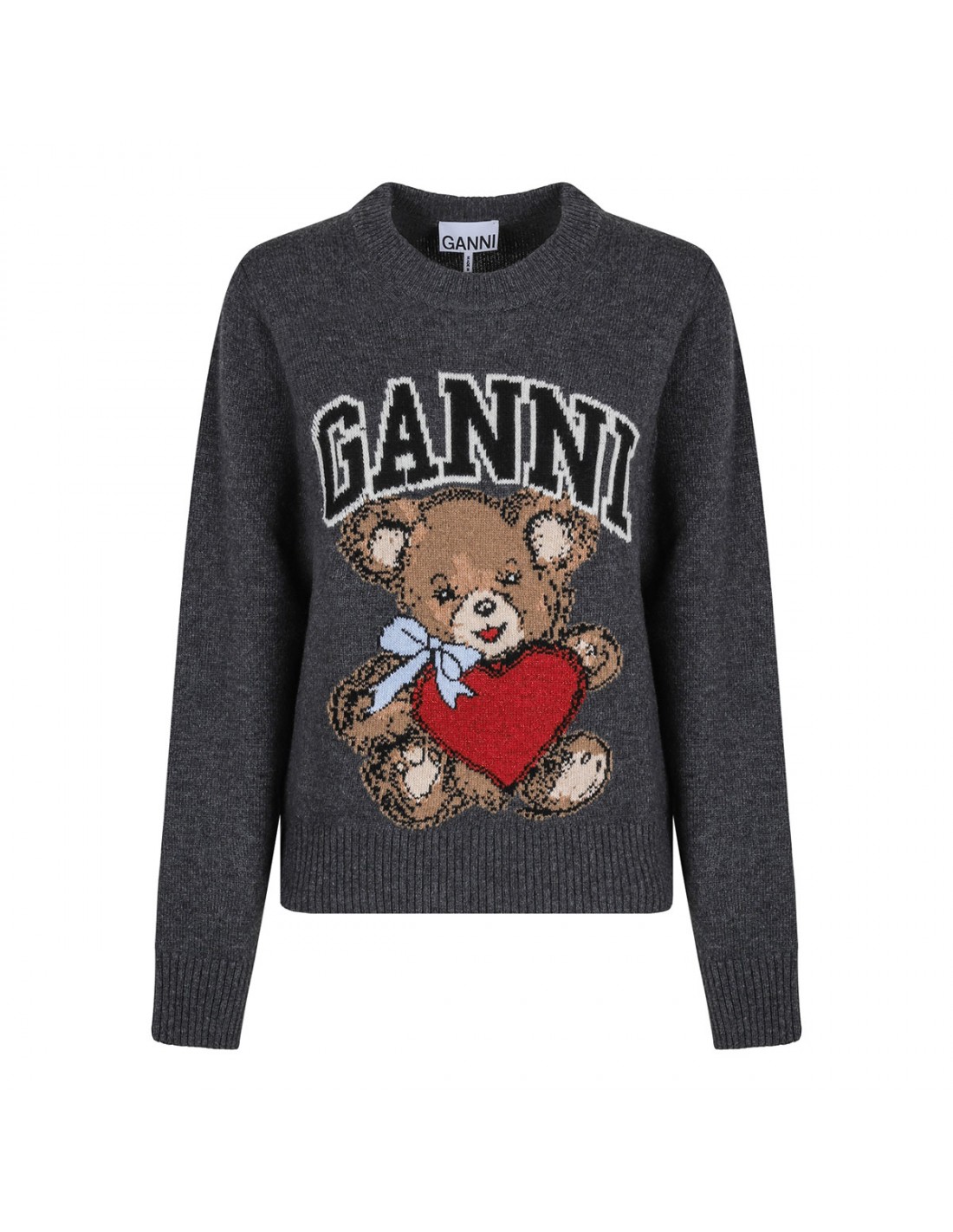 Graphic bear sweater