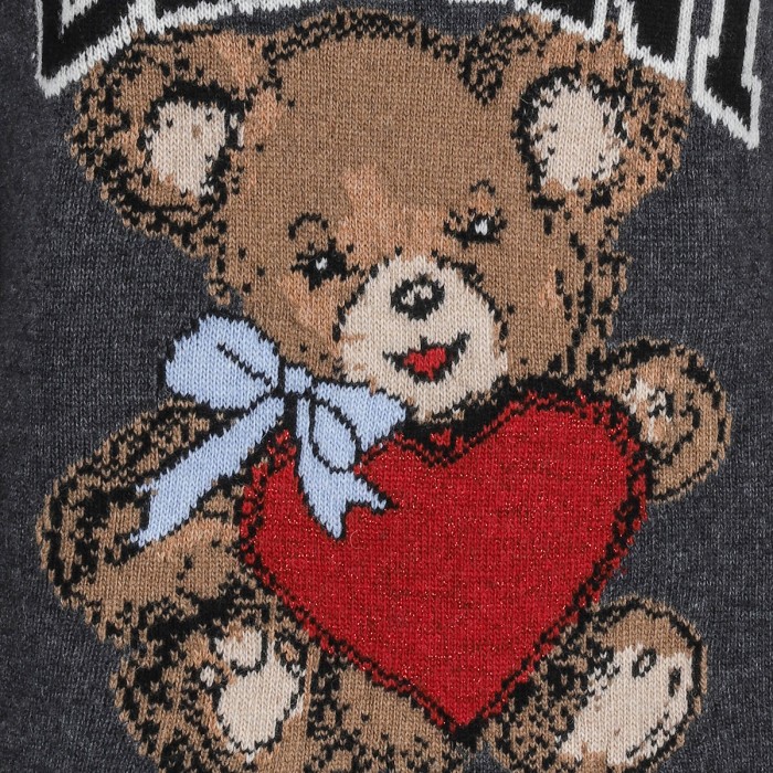 Graphic bear sweater