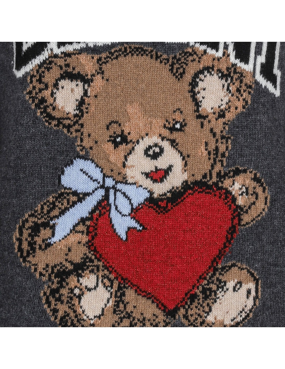 Graphic bear sweater